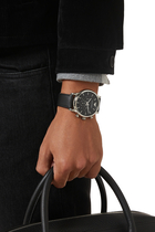 Luigi 46mm Chronograph Leather Watch